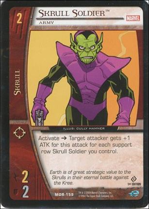 Marvel Origins: VS System (Base Set) card MOR-159 Skrull Soldier