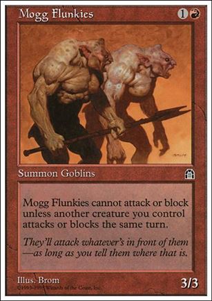 Magic the Gathering: Anthologies (Base Set) card 45 Mogg Flunkies