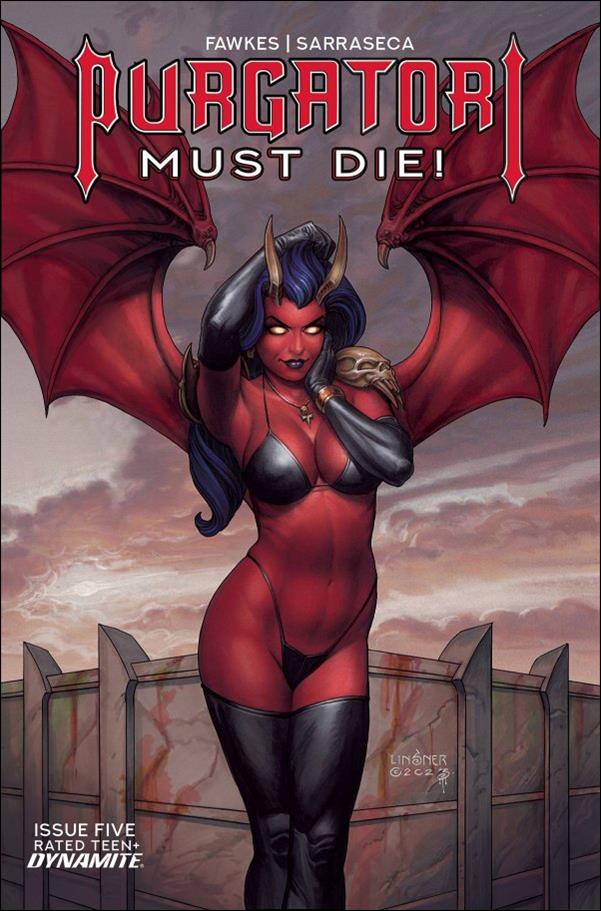 Purgatori Must Die! issue 5-B Joseph Michael Linsner Cover