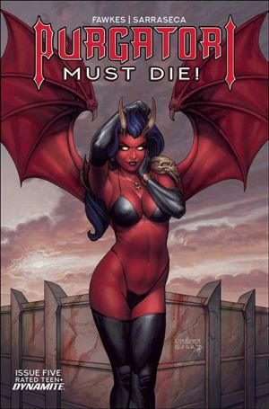 Purgatori Must Die! issue 5-B Joseph Michael Linsner Cover