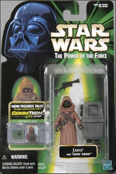 Star Wars: The Power of the Force 2 3 3/4" Basic Action Figures figure 95 Jawa and "Gonk" Droid w/ Commtech Chip