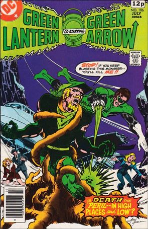Green Lantern (1960) issue 106-B UK Price Cover