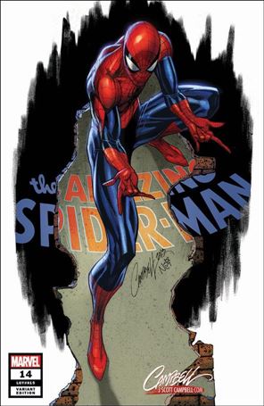Amazing Spider-Man (2018) issue 14-D J. Scott Campbell Spider-Man Cover