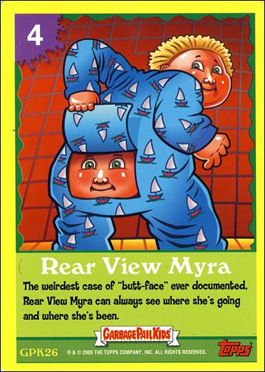 Garbage Pail Kids All-New Series 4 (Game Card Subset) card GPK26 Rear View Myra