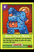 Garbage Pail Kids All-New Series 4 (Game Card Subset) card GPK26 Rear View Myra