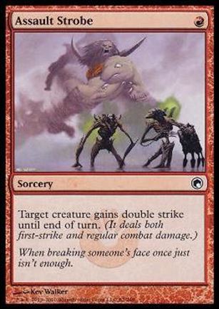 Magic the Gathering: Scars of Mirrodin (Base Set) card 82 Assault Strobe