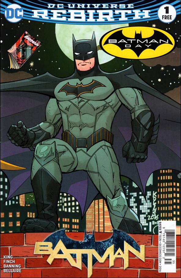 Batman (2016) issue 1-F Scott Kolins Batman Day Barnes & Noble Cover