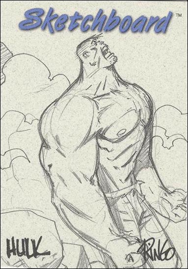 Marvel Creators Collection '98 (Sketchboard Subset) card 6-C Hulk (Grey)