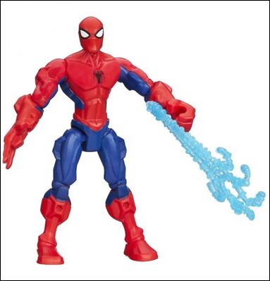 Marvel Super Hero Mashers figure 4-B Spider-Man Loose