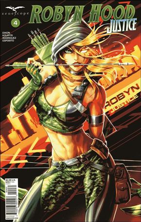 Robyn Hood: Justice issue 4-C Jason Cardy Cover