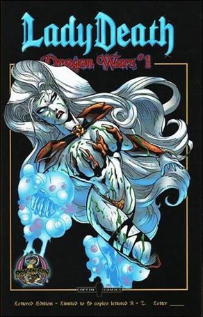 Lady Death: Dragon Wars issue 1-CB Lettered Edition DragonCon Cover 1/26 
