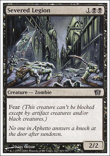 Magic the Gathering: 8th Edition (Base Set) card 163 Severed Legion