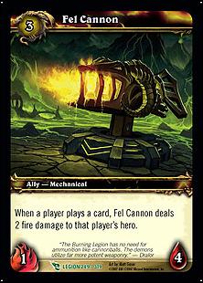 World of Warcraft: March of the Legion (Base Set) card 249 Fel Cannon