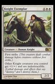 Magic the Gathering: 2011 Core Set (Base Set) card 20 Knight Exemplar