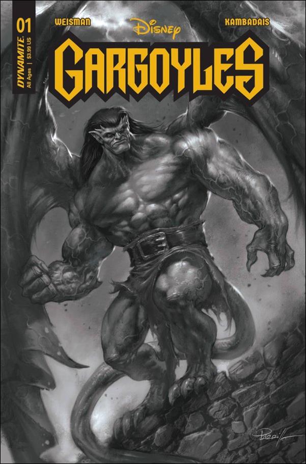 Gargoyles (2022) issue 1-U Lucio Parrillo 1:10 B&W Cover