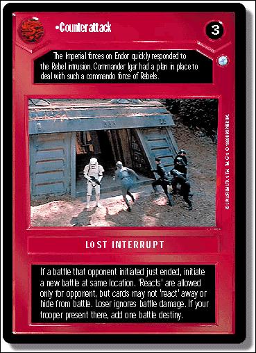 Star Wars: Endor Limited (Base Set) card 45 Counterattack