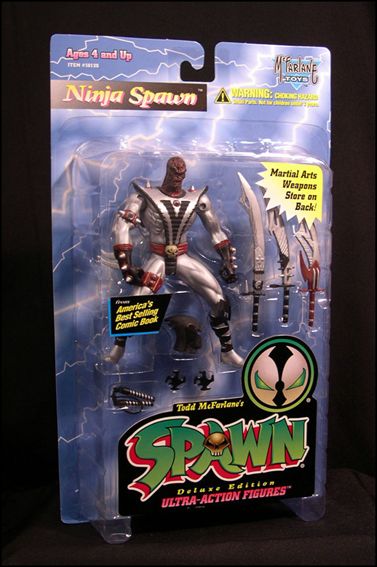 Spawn (Series  3) figure 10 Ninja Spawn (Silver Edition)
