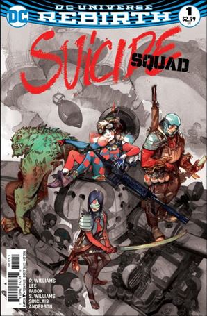 Suicide Squad (2016)  issue 1-J Greg Tocchini Fried Pie B&W Cover