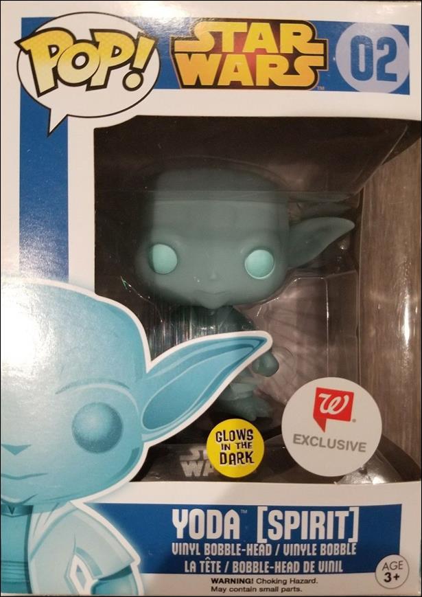 POP! Star Wars figure 2-B Yoda (Spirit) (Glow in the Dark) Walgreens