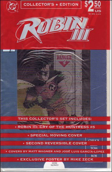 Robin III: Cry of the Huntress issue 5-B Polybagged w/ Moving Cover