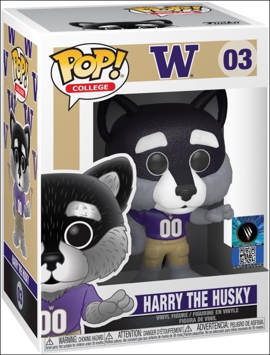 POP! College figure 3 Harry the Husky - University of Washington