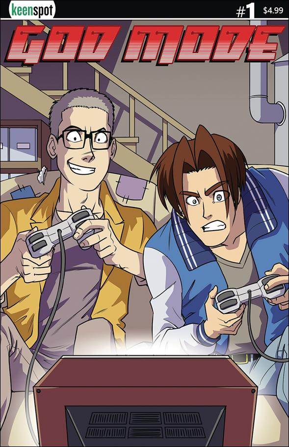 God Mode issue 1-B Playing Video Games Cover