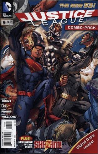 Justice League (2011) issue 9-C Unbagged Jim Lee Cover Combo Pack