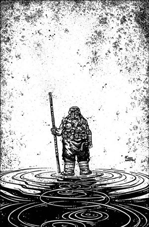 Teenage Mutant Ninja Turtles (2011) issue 150-H Sophie Campbell & Kevin Eastman B&W 1:50 Cover