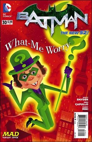 Batman (2011) issue 30-D Bob Staake 1:25 MAD Cover