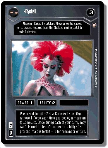 Star Wars: Special Edition Limited (Base Set) card 31 Rystall