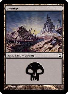 Magic the Gathering: Duel Decks: Ajani vs. Nicol Bolas card 77 Swamp