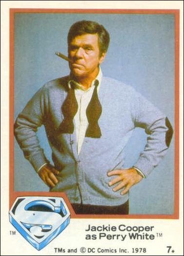 Superman (Movie) Series 1 (Base Set) card 7 Jackie Cooper as Perry White
