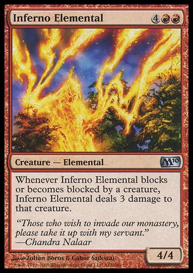 Magic the Gathering: 2010 Core Set (Base Set) card 142 Inferno Elemental