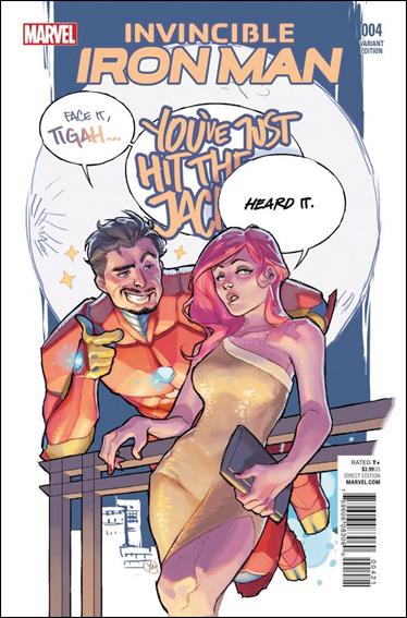 Invincible Iron Man (2015)  issue 4-B Yasmine Putri 1:25 Cover