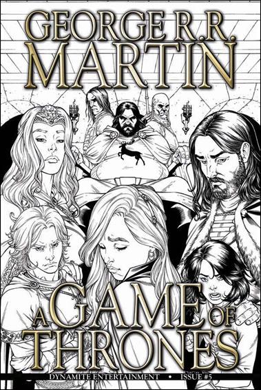 George R.R. Martin's A Game of Thrones issue 5-C Mike Miller 1:25 Black-and-White Cover