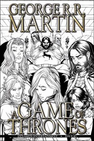 George R.R. Martin's A Game of Thrones issue 5-C Mike Miller 1:25 Black-and-White Cover