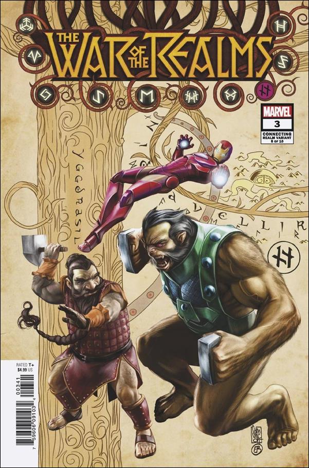 War of the Realms issue 3-B Giuseppe Camuncoli Connecting Cover