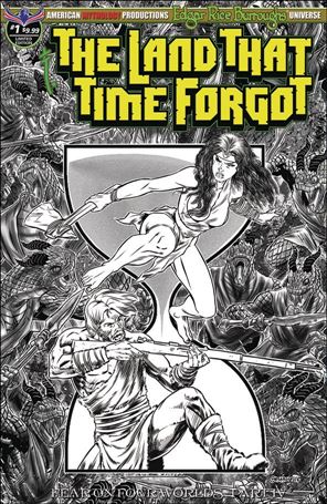 Edgar Rice Burroughs' The Land That Time Forgot: Fear on Four Worlds issue 1-D Cyrus Mesarcia Limited Edition Black & White Cover