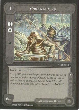 Middle-Earth: The Wizards (Base Set) card 325 Orc-raiders