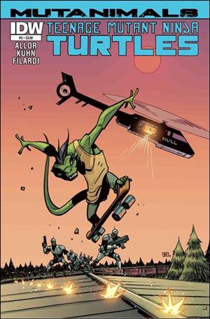 Teenage Mutant Ninja Turtles: Mutanimals issue 3 Andy Kuhn Cover