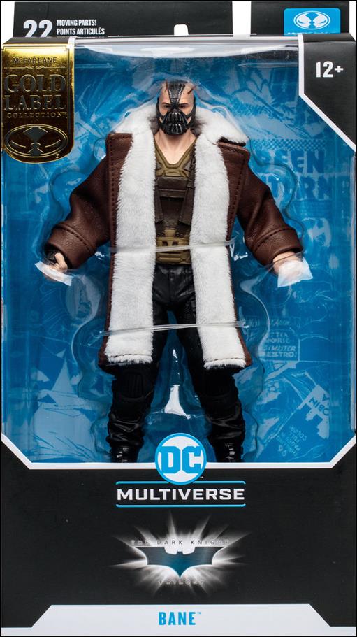 McFarlane DC Multiverse (Gold Label) issue Nn33 Bane with trench Coat (The Dark Knight Trilogy)