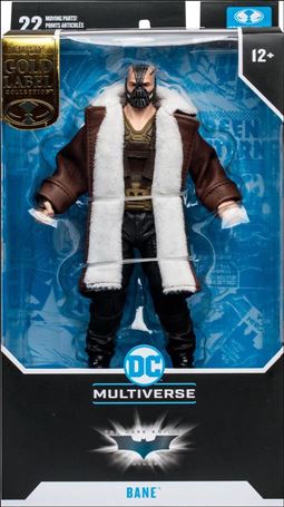 McFarlane DC Multiverse (Gold Label) issue Nn33 Bane with trench Coat (The Dark Knight Trilogy)