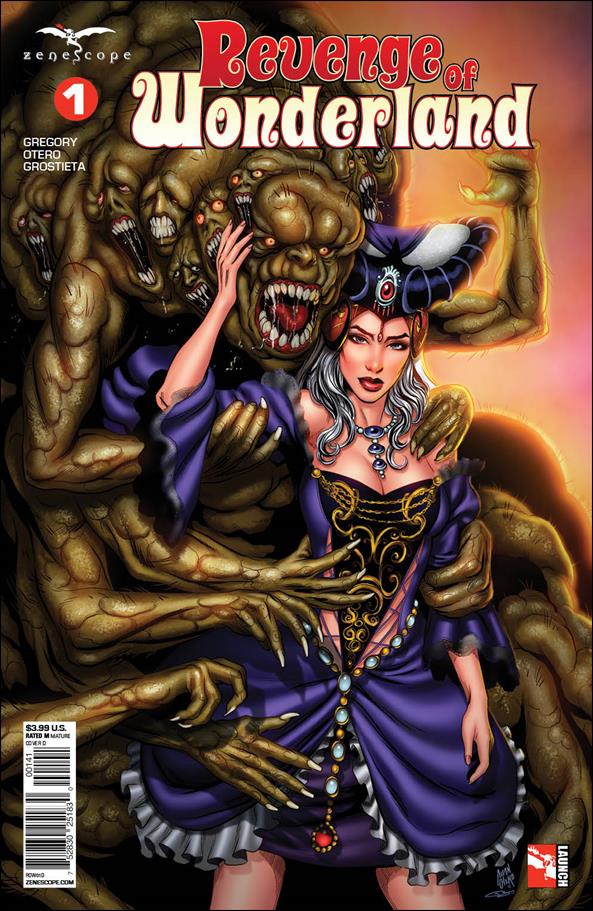 Revenge of Wonderland issue 1-D Allan Otero Cover