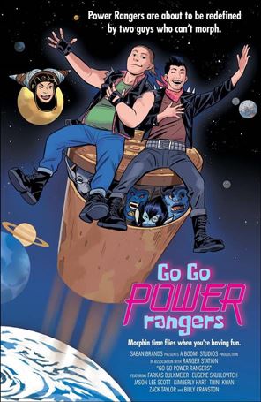 Saban's Go Go Power Rangers issue 9-D Natacha Bustos 1:25 Cover