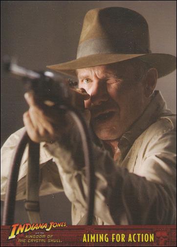 Indiana Jones and the Kingdom of the Crystal Skull (Base Set) card 20 Aiming for Action