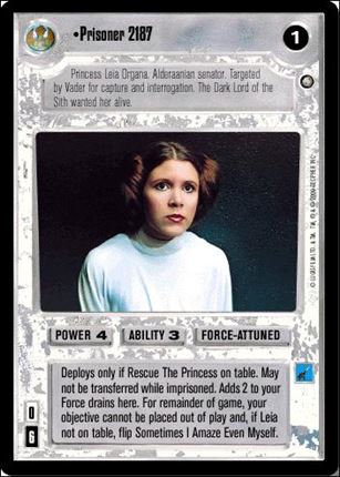 Star Wars: Third Anthology (Base Set) card 2 Prisoner 2187