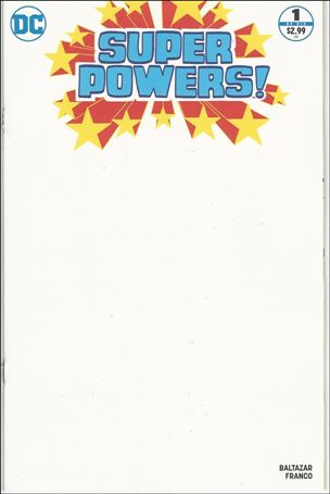 Super Powers (2016) issue 1-C Blank/Sketch Cover