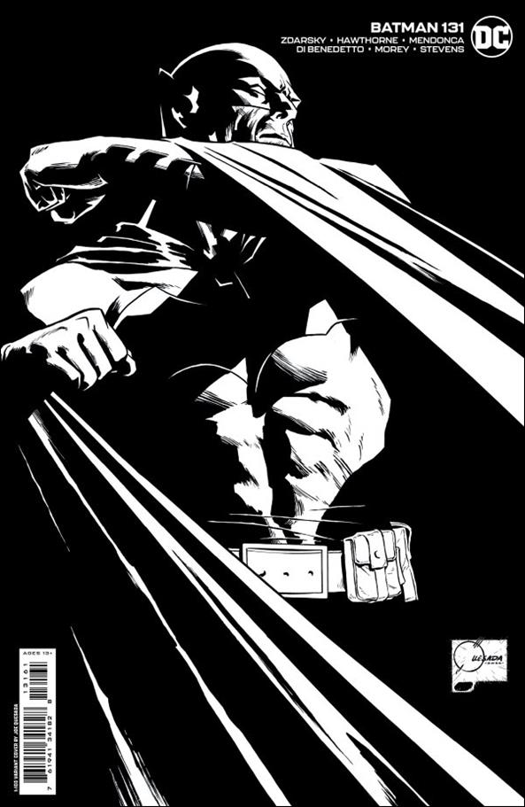 Batman (2016) issue 131-G Joe Quesada 1:100 Black & White Cardstock Cover