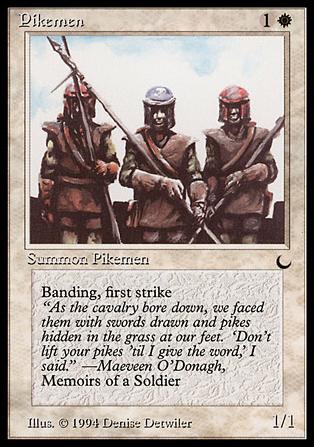 Magic the Gathering: The Dark (Base Set) card 15 Pikemen