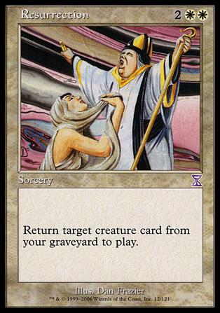 Magic the Gathering: Time Spiral (Timeshifted Subset) card 12 Resurrection